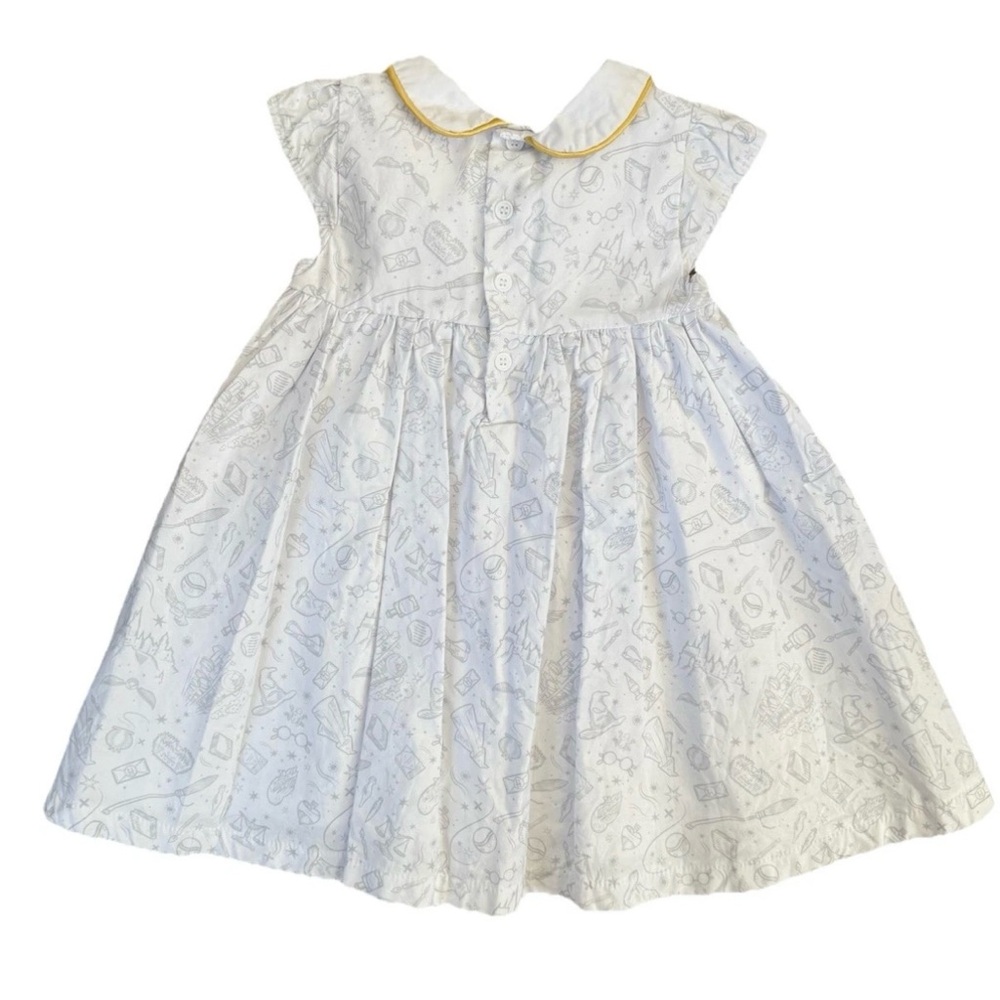 Girls, Harry Potter Theme Dress Size 9 To 12 Months Excellent Condition - Picture 2 of 4